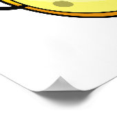 Nehmen Sie es Cheesy Funny Food Puff Poster (Ecke)