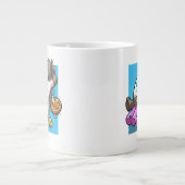 Nehmen Sie es leicht entspannt Rhino Funny Pool Ca Jumbo-Tasse (Vorderseite)