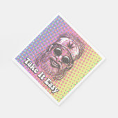 Nehmen Sie es leicht Hippie Serviette (Ecke)