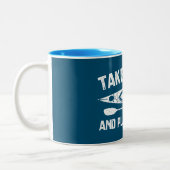 Nehmen Sie es raus und spielen Sie mit ihm Kayak Zweifarbige Tasse (Links)