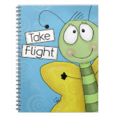 Nehmen Sie Flight Butterfly Notizblock (Vorderseite)
