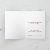 Nehmen Sie Flug Einladung (Innenseite)