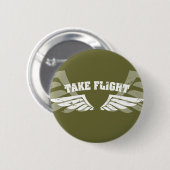 Nehmen Sie Flug-Luftfahrt-Flügel Button (Vorne & Hinten)