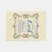 Nehmen Sie Freude im Lord Fleecedecke (Vorderseite (Horizontal))