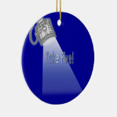 Nehmen Sie fünf! Keramik Ornament (Rechts)