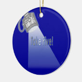 Nehmen Sie fünf! Keramik Ornament (Links)