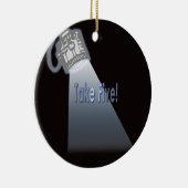 Nehmen Sie fünf! Keramik Ornament (Rechts)