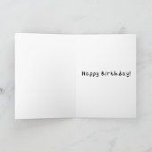 Nehmen Sie Geburtstagskarte Karte (Innenseite)