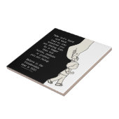 Nehmen Sie Gottes Hand Fliese (Seite)