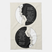 Nehmen Sie Gottes Hand Geschirrtuch (Vertikal)