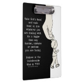 Nehmen Sie Gottes Hand Klemmbrett (Rechts)