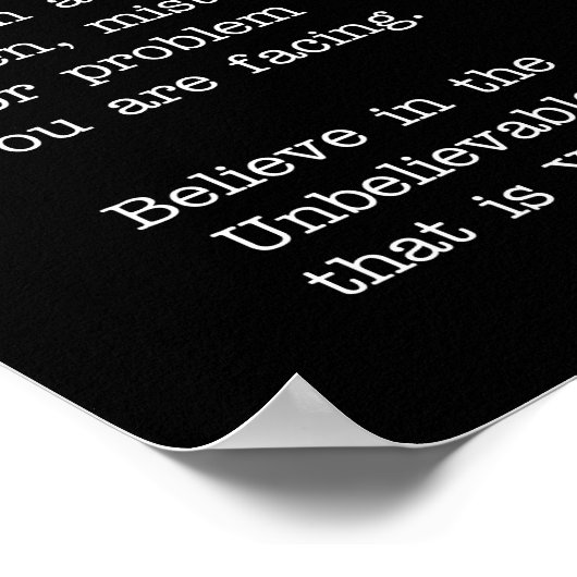 Nehmen Sie Gottes Hand Poster (Ecke)