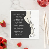 Nehmen Sie Gottes Hand Serviette (Beispiel)