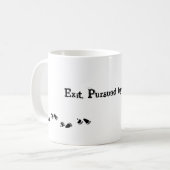 Nehmen Sie heraus, ausgeübt durch einen Bären Kaffeetasse (Vorderseite Links)