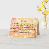 Nehmen Sie Herzen inspirierend Karte (Gelbe Blume)