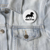 Nehmen Sie ihm Isi Island Pferd Button (Beispiel)