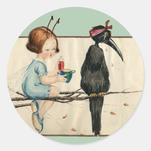 Nehmen Sie Ihr Arzneimittel Runder Aufkleber (Vorderseite)