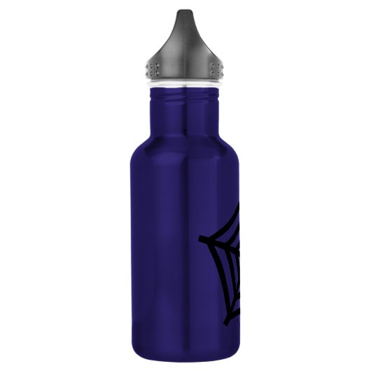 Nehmen Sie Ihr Getränk in einem blauen Ambiente mi Edelstahlflasche (Links)