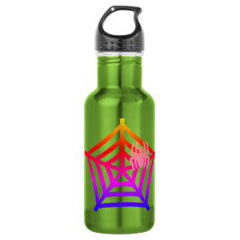 Nehmen Sie Ihr Getränk in einem grünen Stil mit Edelstahlflasche