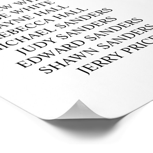 Nehmen Sie Ihr Sitzplakatposter mit. Poster (Ecke)