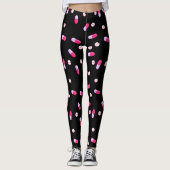 Nehmen Sie Ihre Medizin-Leggings (Schwarzes) Leggings (Vorderseite)