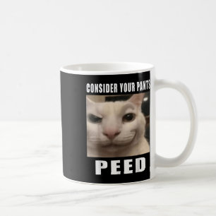 Nehmen Sie Ihre Pants Ping Alberne Katze Männer Fr Kaffeetasse