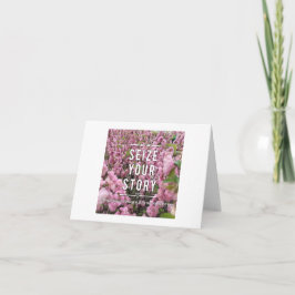 Nehmen Sie Ihre Story Note Card - Leere Innenseite Karte