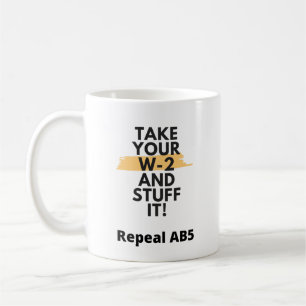 Nehmen Sie Ihre W-2 und Stuff It Tasse