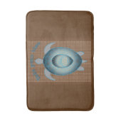 Nehmen Sie Ihre Zeit Schildkröte motivierend Zitat Badematte (Vorderseite Vertikal)