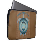 Nehmen Sie Ihre Zeit Schildkröte motivierend Zitat Laptopschutzhülle (Vorne Rechts)