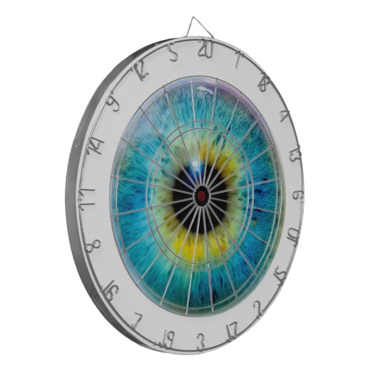 Nehmen Sie Ihrem Auge - den Augapfel Dartboard Dartscheibe (Vorderseite Links)