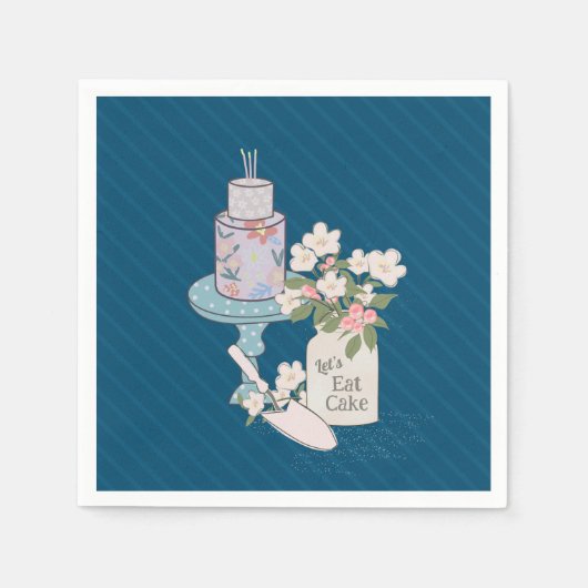 Nehmen Sie Ihren Geburtstag mit! Serviette (Vorderseite)