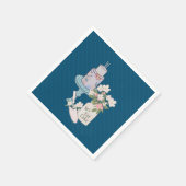 Nehmen Sie Ihren Geburtstag mit! Serviette (Ecke)