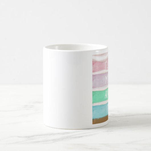 Nehmen Sie Ihren Kuchen! Kaffeetasse (Mittel)