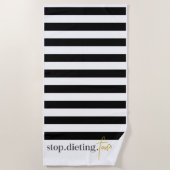 Nehmen Sie Ihren SDF Lifestyle zum Strand Strandtuch (Vorderseite)