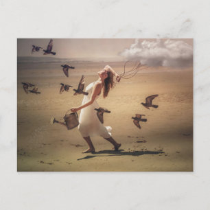 Nehmen Sie immer das Wetter mit Ihrer surrealen Ku Postkarte