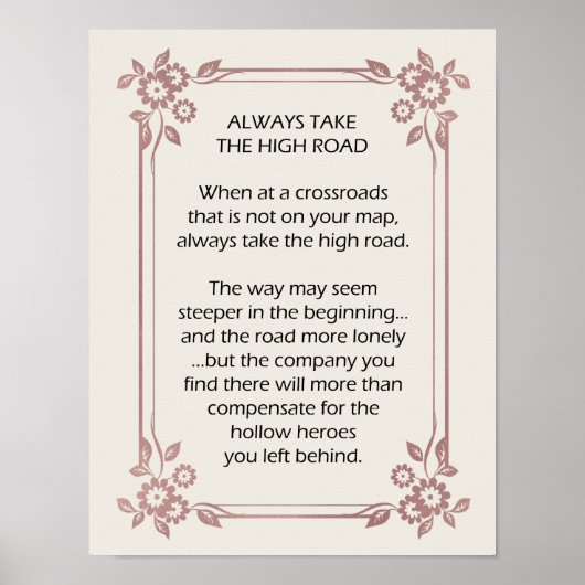 Nehmen Sie immer den Motivierend Nudge. Poster (Vorne)