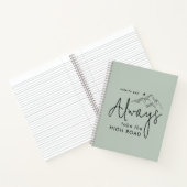 Nehmen Sie immer die Schnellstraße Motivierend Notizblock (Innenseite)