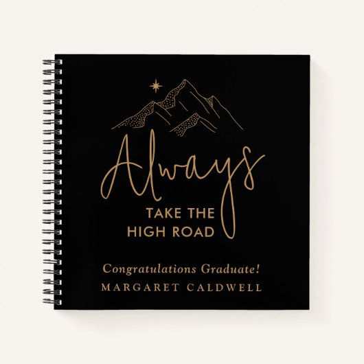 Nehmen Sie immer ein Geschenk für den Abschluss au Notizblock (Vorderseite)