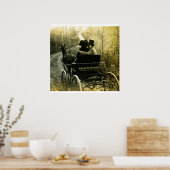 Nehmen Sie immer ein Pferd, das Sie mit einer Hand Poster (Küche)