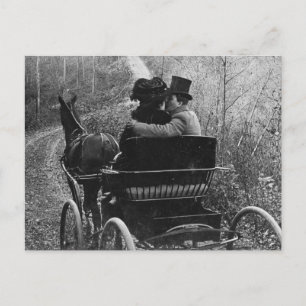 Nehmen Sie immer ein Pferd, das Sie mit einer Hand Postkarte