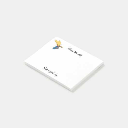 Nehmen Sie immer Notizen (angewinkelt)