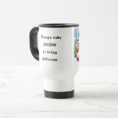 Nehmen Sie immer PRIDE ein Reisebecher (Vorderseite Links)