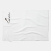 Nehmen Sie immer Zeit, den Löffel zu lecken Handtuch (Horizontal)