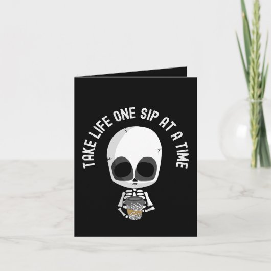 Nehmen Sie Life One Six zu einer Zeit - Ermutigung Karte (Vorderseite)