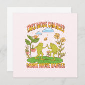 Nehmen Sie mehr Chancen, tanzen Sie mehr Tanz (Vorne/Hinten)