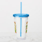 Nehmen Sie mehr Chancen, tanzen Sie mehr Tanz Acryltrinkbecher (Rechts)