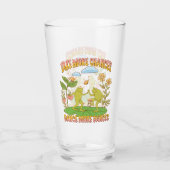 Nehmen Sie mehr Chancen, tanzen Sie mehr Tanz Glas (Rückseite)