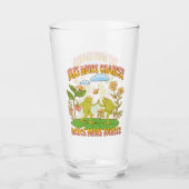 Nehmen Sie mehr Chancen, tanzen Sie mehr Tanz Glas (Vorderseite)