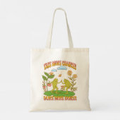 Nehmen Sie mehr Chancen, tanzen Sie mehr Tanz Tragetasche (Rückseite)